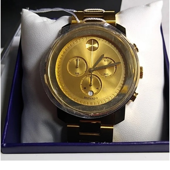 Movado Gold Men’s Watch - Picture 1 of 10
